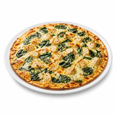 Old Chicago Specialty Pizzas Tuscan Chicken and Spinach Tavern Thin 8 Inch