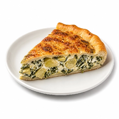 Old Chicago Stuffed Pizza Spinach Artichoke (1 Slice)