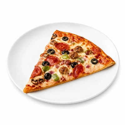Old Chicago Thin Crust Pizza Chicago Seven 14 Inch (1 Slice)