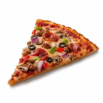 Old Chicago Thin Crust Pizza Chicago Seven Individual (1 Slice)