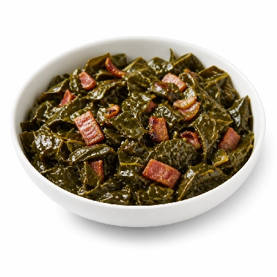 Old Country Buffet Sides Collard Greens with Bacon