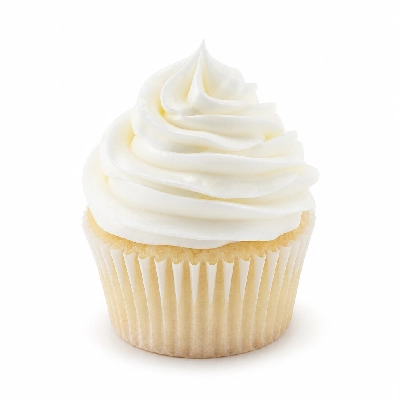 Old Country Buffet White Cupcake Decorated