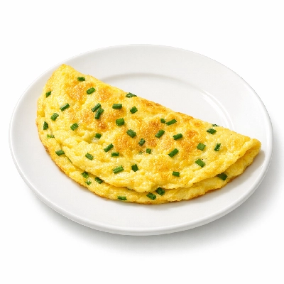 Omelette with chives