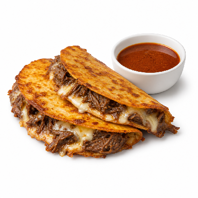 On The Border Birria Quesa Tacos with Consomme