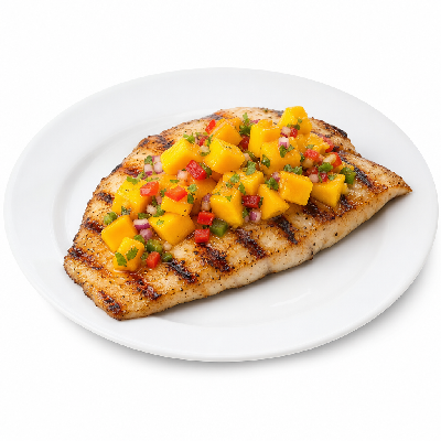 On The Border Caribbean Mango Grilled Fish