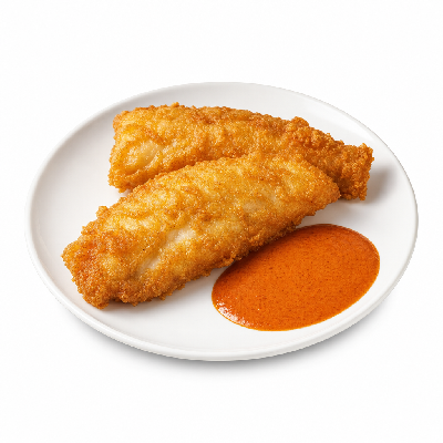On The Border Create Your Own Combo Dos Xx Fish with Creamy Red Chile Sauce