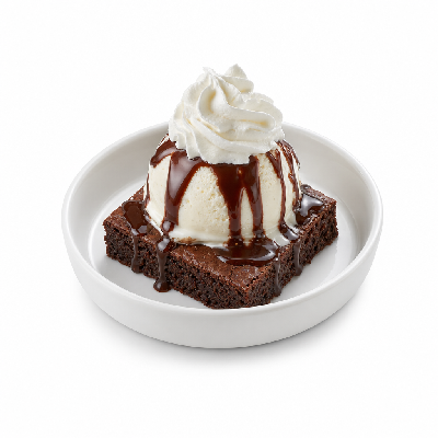 On The Border Daily Specials Brownie Sundae for One