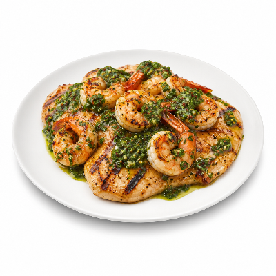 On The Border Daily Specials Chimichurri Chicken & Shrimp