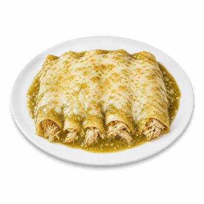 On The Border Enchiladas Border Smart Tomatillo Chicken Tinga Without