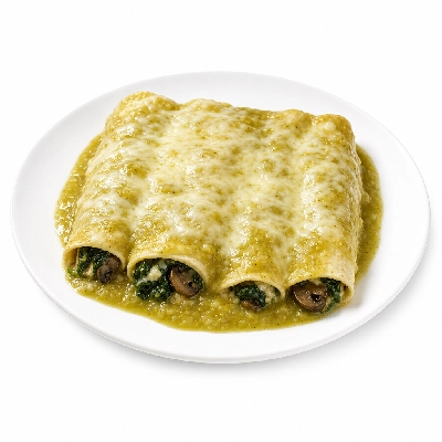 On The Border Enchiladas Border Smart Tomatillo Spinach & Mushroom without Side