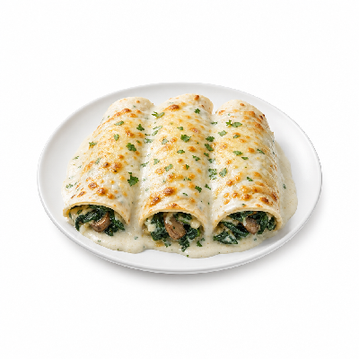 On The Border Enchiladas Tres Spinach Mushroom with Sour Cream Sauce