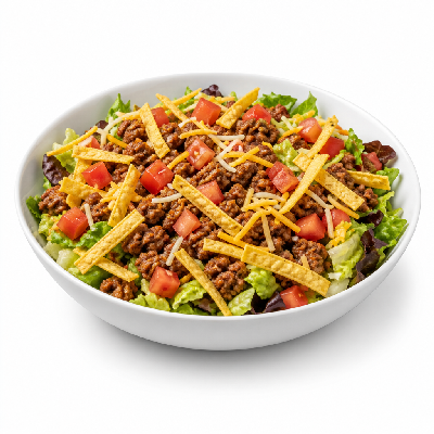 On The Border Grande Taco Salad Ground Beef without Dressing