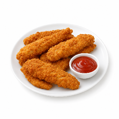On The Border Kids Border Chicken Strips with Ketchup