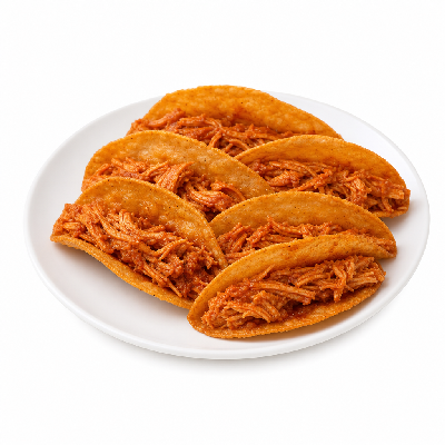 On The Border Kids Build Your Own Mini Crispy Tacos with Chicken Tinga