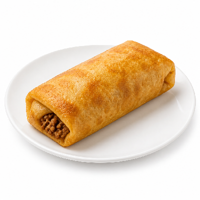 On The Border Tacos Burritos Chimi's Classic Chimichanga without Sauce Ground Beef