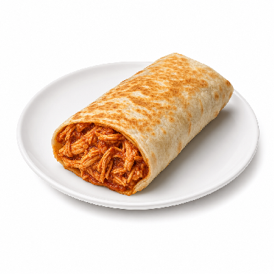 On The Border Tacos Burritos Chimi's Classic without Sauce Chicken Tinga