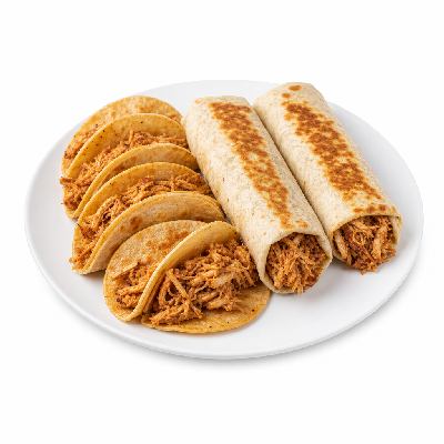 On The Border Tacos Burritos Chimi's Street Style Mini Chicken