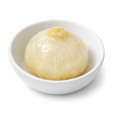 Onions frozen whole cooked boiled drained with salt