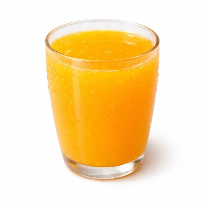 Orange juice chilled includes from concentrate fortified with calcium and vitamin d