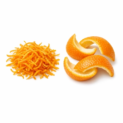 Orange peel or zest raw