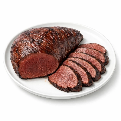 Ostrich inside leg cooked