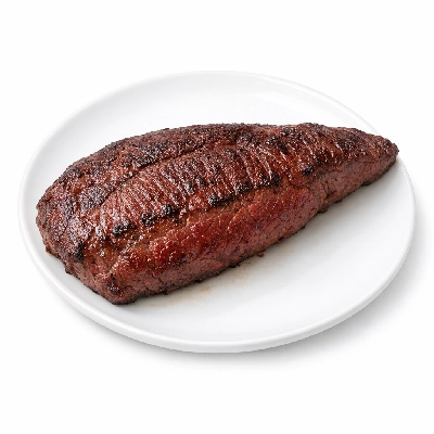 Ostrich outside strip cooked