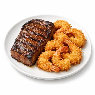 Outback Steakhouse Signature Steaks Sirloin 9 Oz & Coconut Shrimp