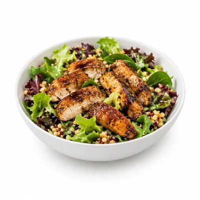 Panera Bread Balsamic Chicken Greens with Grains Salad