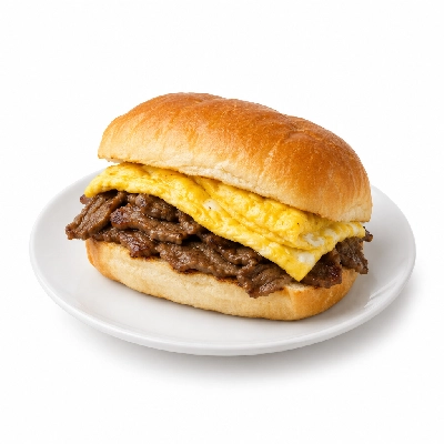 Panera Bread Breakfast Favorites Steak & Egg Sandwich
