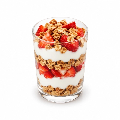 Panera Bread Breakfast Favorites Strawberry Granola Parfait