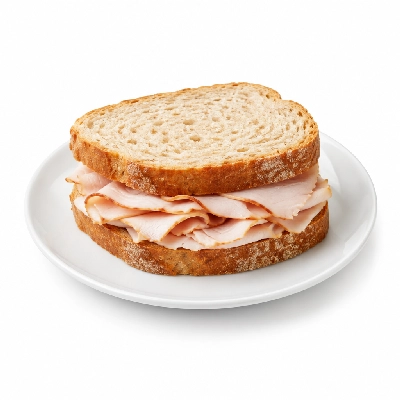 Panera Bread Cafe Sandwiches Full Smoked Turkey Breast on Country