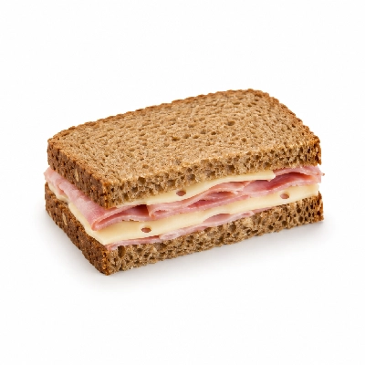 Panera Bread Cafe Sandwiches Half Smoked Ham & Swiss on Rye