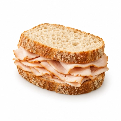Panera Bread Cafe Sandwiches Half Smoked Turkey Breast on Country