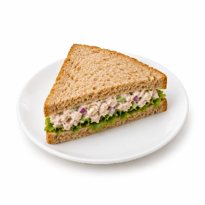Panera Bread Cafe Sandwiches Half Tuna Salad on Honey Wheat