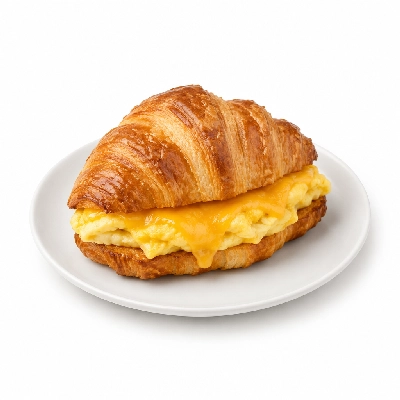 Panera Bread Croissant Egg & Cheese Sandwich