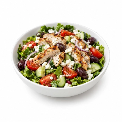 Panera Bread Greek Salad with Chicken