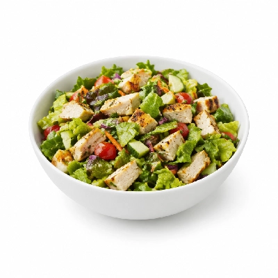 Panera Bread Hand-Tossed Salads Half BBQ Chopped Chicken