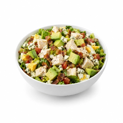 Panera Bread Hand-Tossed Salads Half Chopped Chicken Cobb with Avocado