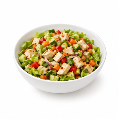 Panera Bread Hand-Tossed Salads Half Thai Chopped Chicken