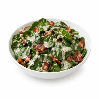 Panera Bread Hand-Tossed Salads Spinach Bacon & Poppyseed Half