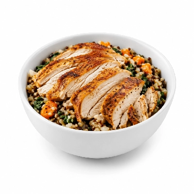 Panera Bread Hidden Menu Power Breakfast Bowl with Roasted Turkey
