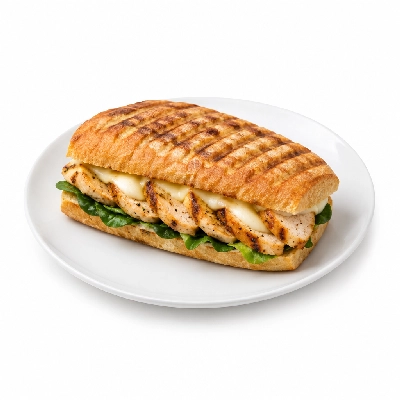 Panera Bread Hot Panini Half Cuban Chicken