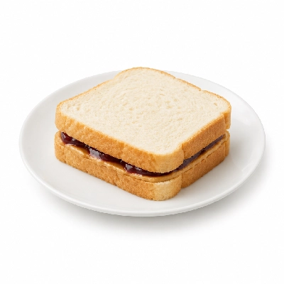 Panera Bread Kids Peanut Butter & Jelly Sandwich on All Natural White Loaf