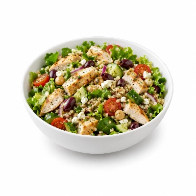 Panera Bread Mediterranean Chicken Greens with Grains Salad