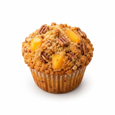 Panera Bread Peach Pecan Crunch Muffin