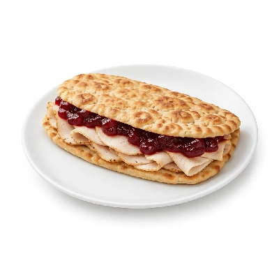 Panera Bread Signature Sandwiches Roasted Turkey Cranberry Flatbread