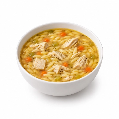 Panera Bread Soups Lemon Chicken & Orzo