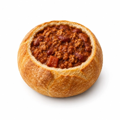 Panera Bread Soups Turkey Chili Bread Bowl