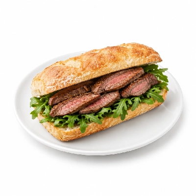 Panera Bread Steak & Arugula Sandwich