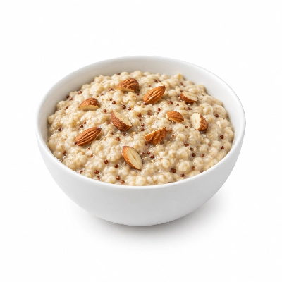 Panera Bread Steel Cut Oatmeal with Almonds Quinoa & Honey